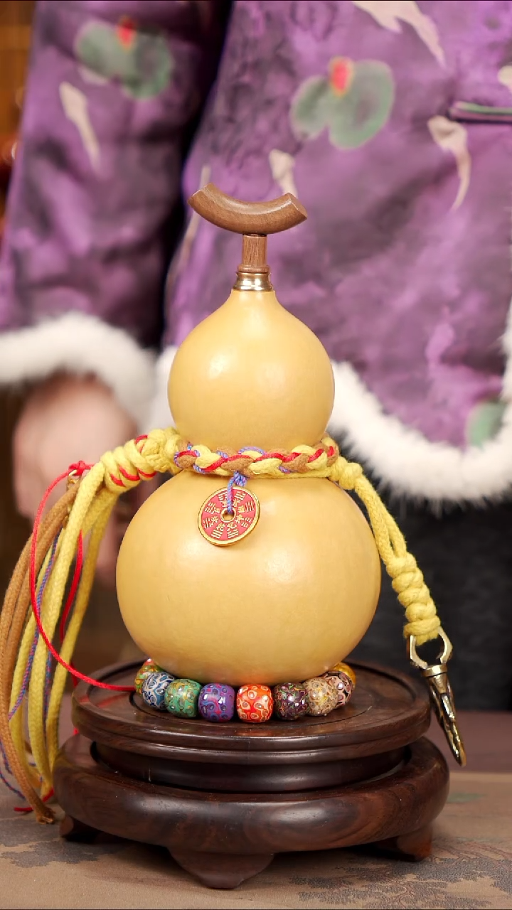 【闪购商品】36易林大漆酒葫芦----158