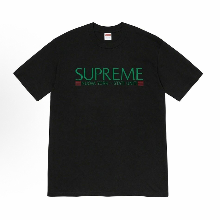 Sup 印花Logo圆领短袖T恤 2503310201C