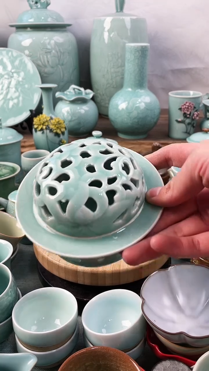 【闪购商品】特价 微瑕 慧仙青瓷