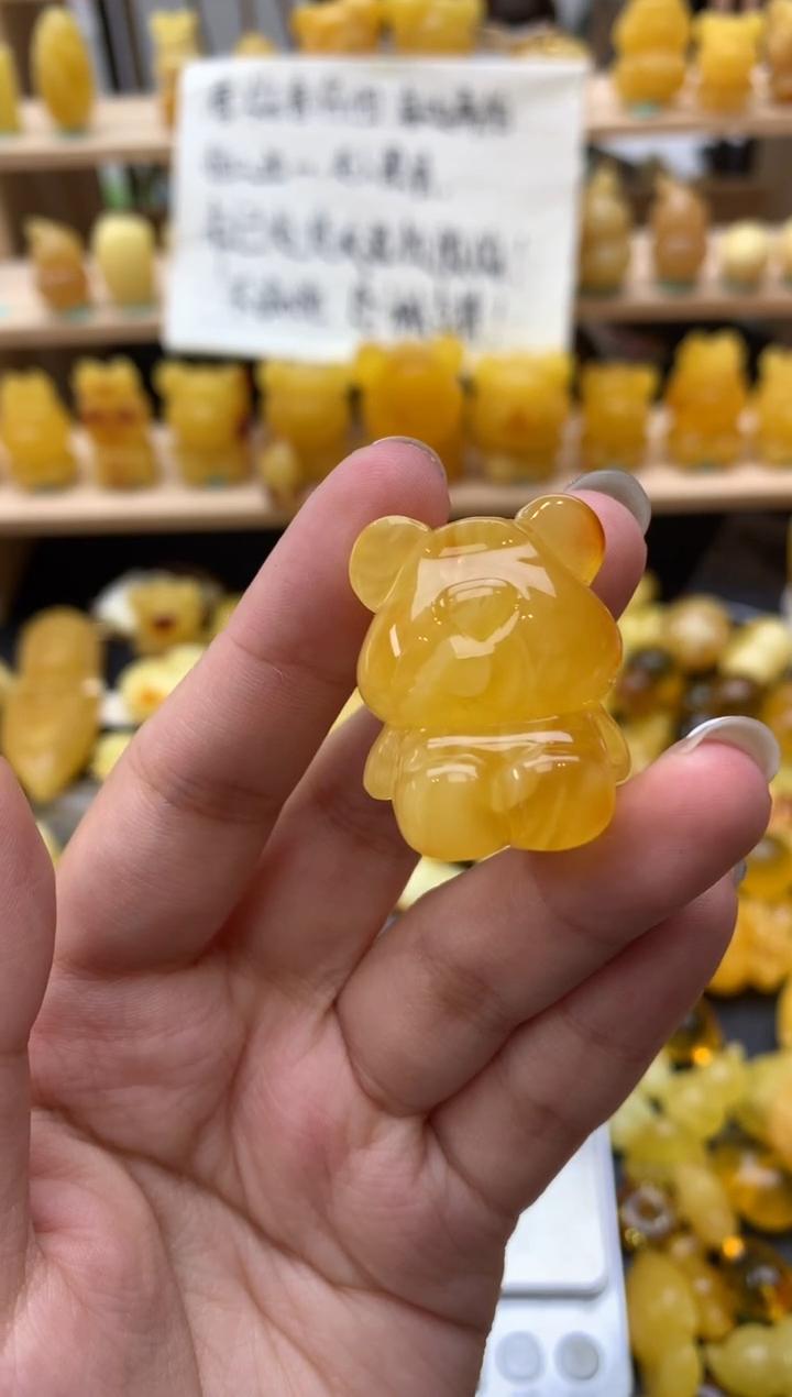 琥珀未镶嵌珠宝奇石053琥珀蜜蜡