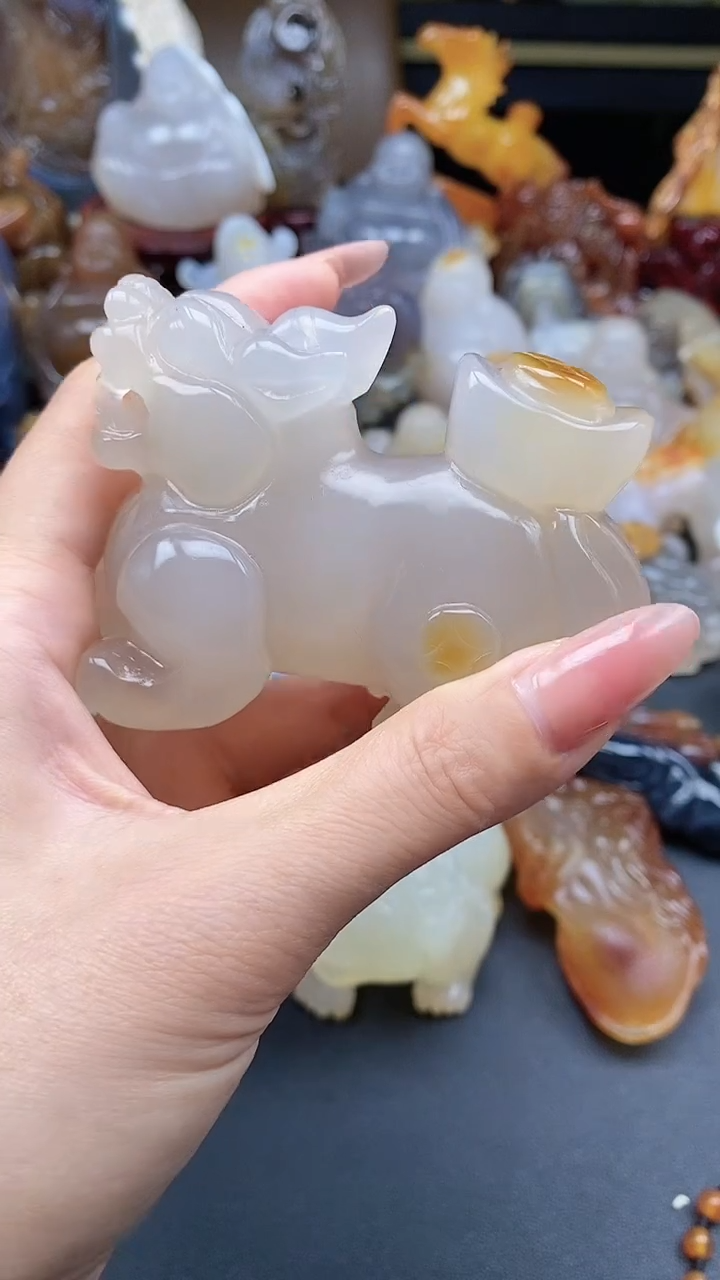 【闪购商品】玛瑙/玉髓颈饰未镶嵌dd