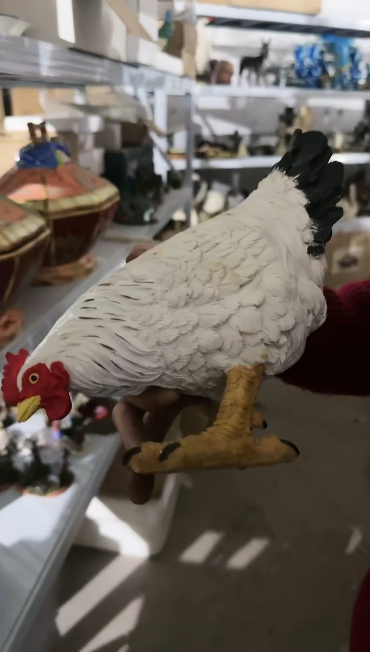 【闪购商品】默认微瑕高端树脂陶瓷摆件Q014