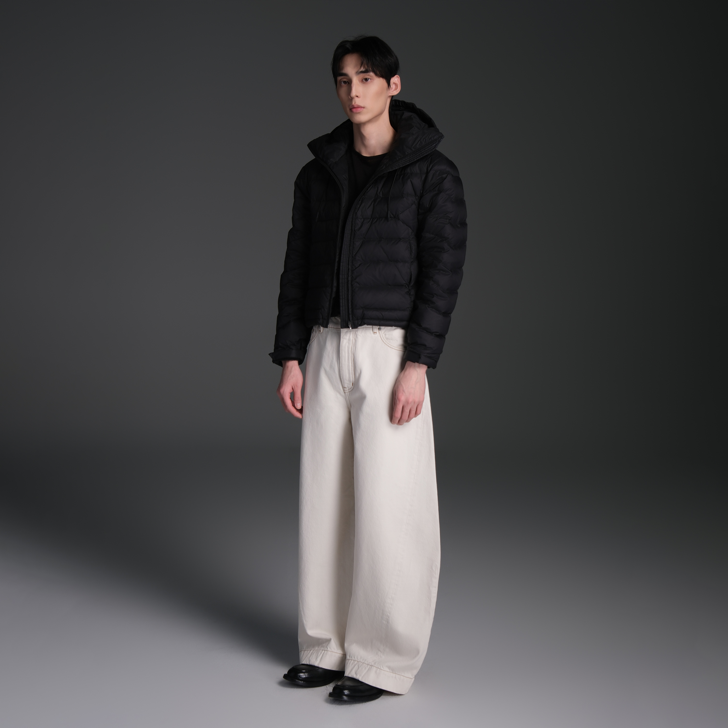 Set for life 24FW轻量化V型解构排骨羽绒服90白鸭绒