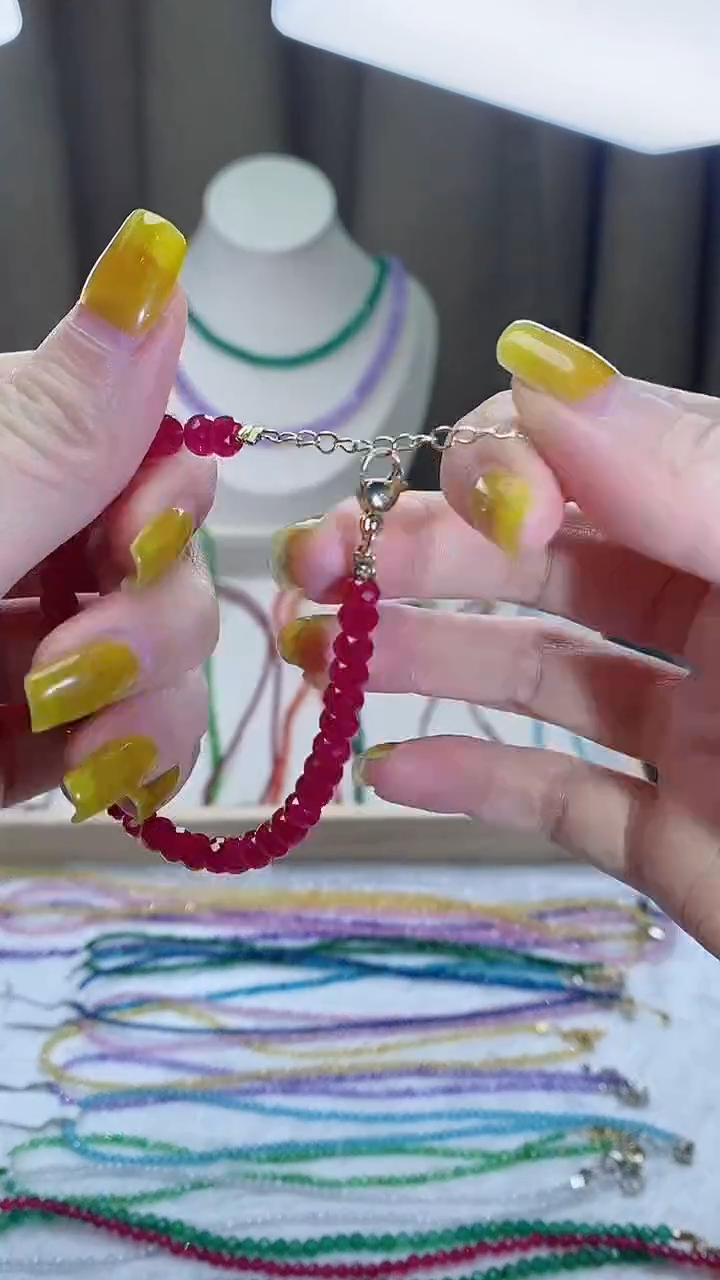 【闪购商品】红宝石手链14K金镶嵌诗宁甄选珠宝SYZB61