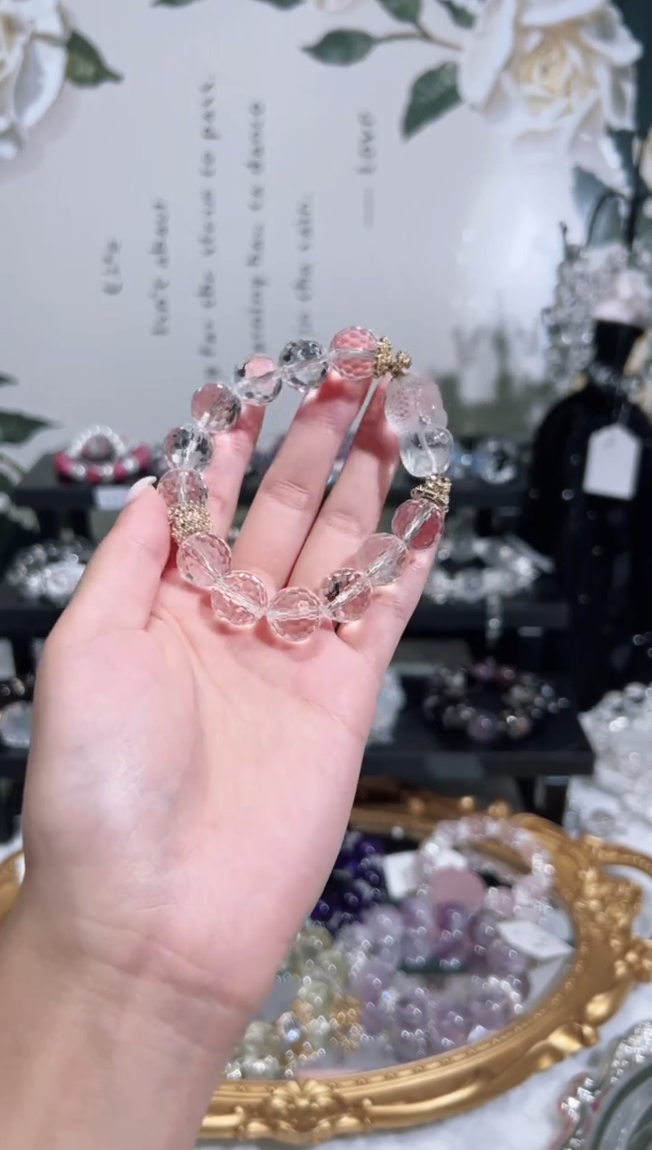 【闪购商品】水晶手链未镶嵌天然水晶默认微瑕 多样性发货发其一