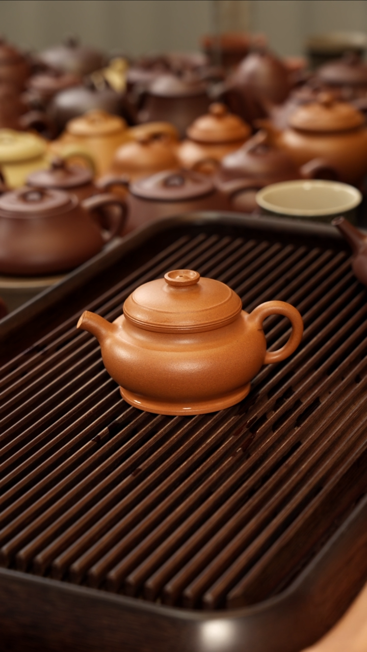 茶壶紫砂预定款：20天交货【150cc玉成窑段泥颂金】