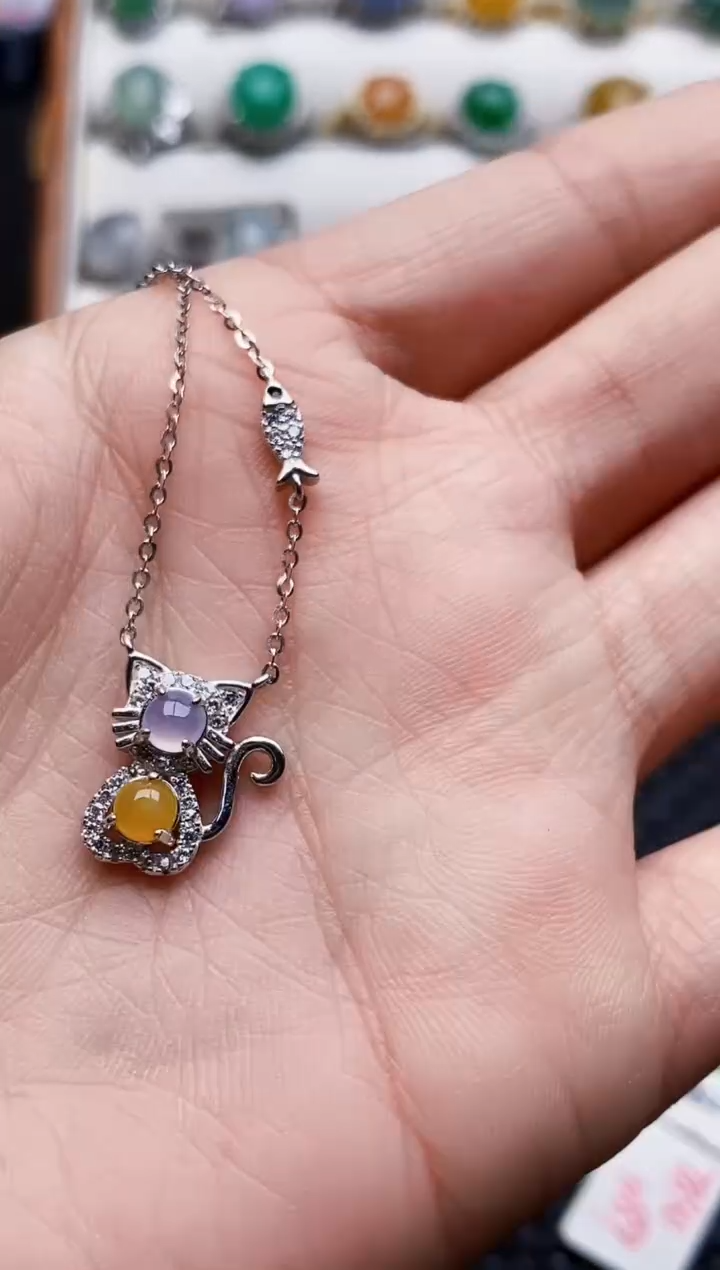 银S925镶嵌戒指翡翠8885