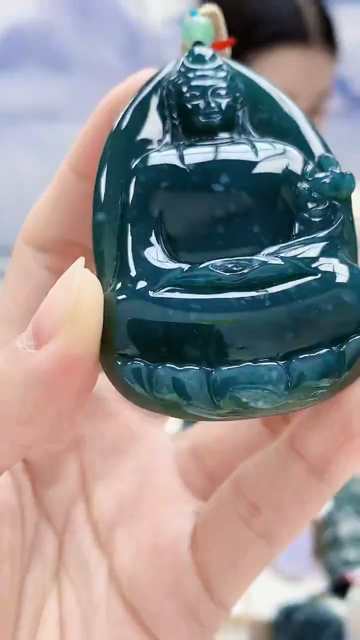 未镶嵌定制翡翠4812lr-毛货挂件74