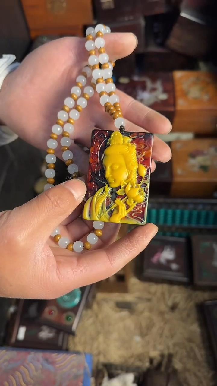 木闪购商品链接83号【黄莲花观音】