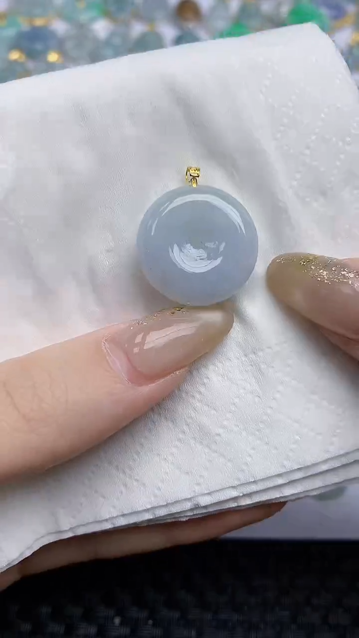 【闪购商品】翡翠颈饰未镶嵌天然A货翡翠 