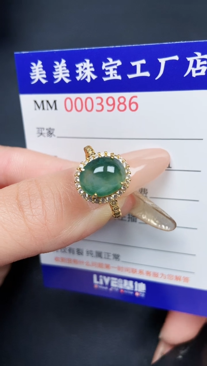 【闪购商品】翡翠颈饰银S925镶嵌3986