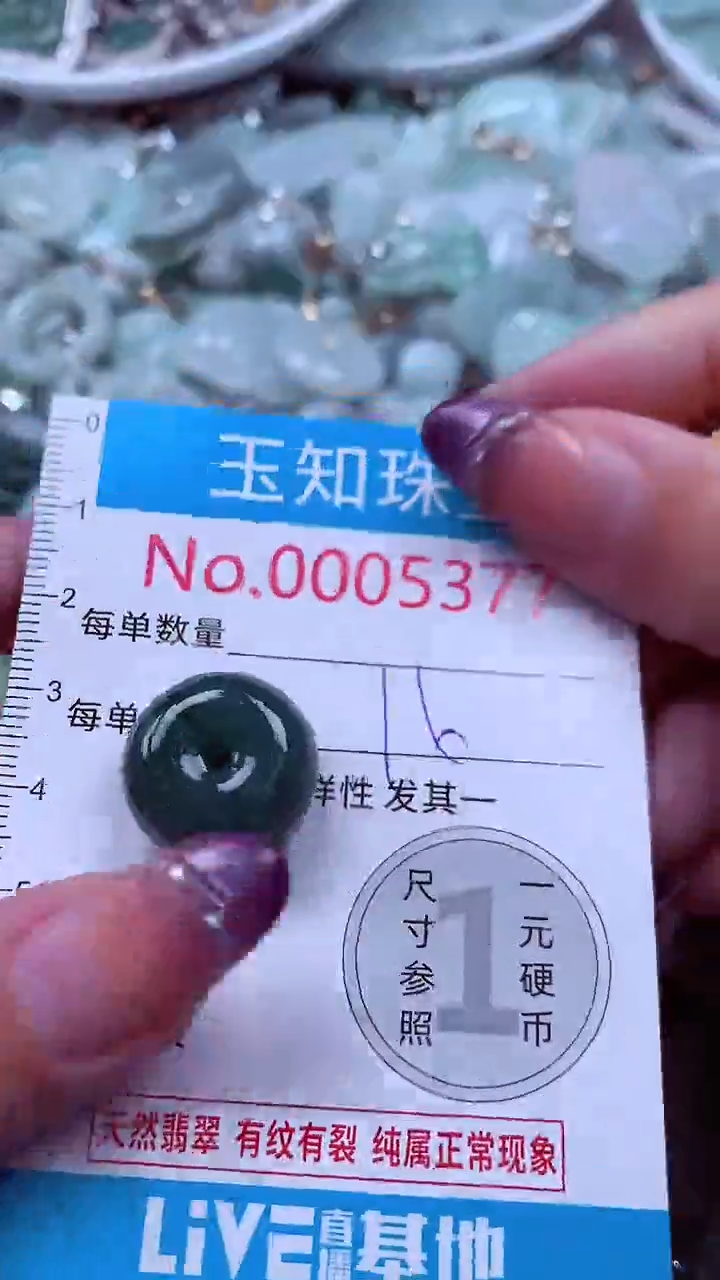 翡翠未镶嵌吊坠(不含链)5377