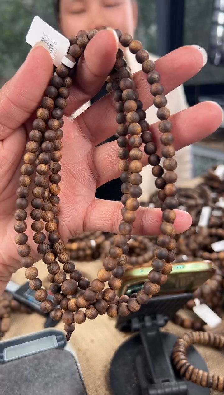 【闪购商品】沉香手串张勺子06圆珠沉水浮保14克多样性发1