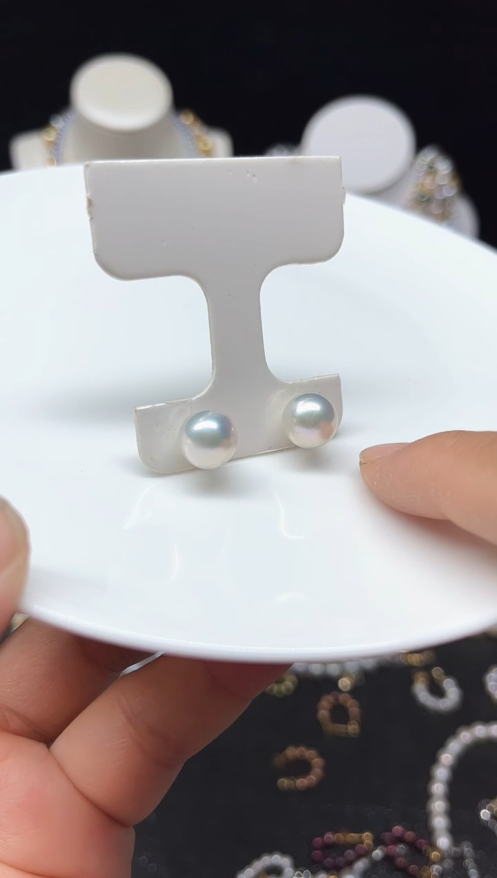 【闪购商品】淡水珍珠耳饰未镶嵌多人