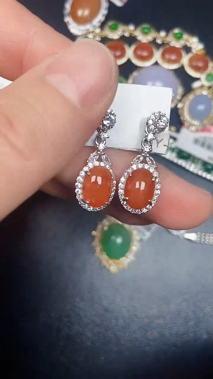 银S925镶嵌戒指翡翠1900