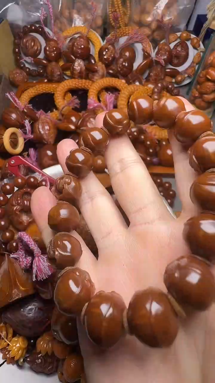 手串橄榄核无相佛手串