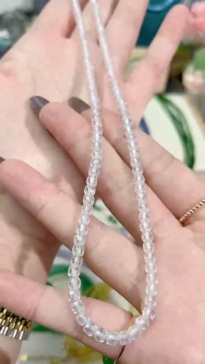 【闪购商品】锆石苏联钻项链银S925镶嵌白色99