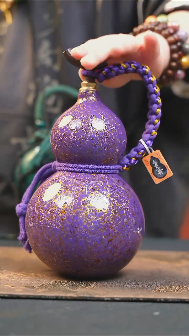 【闪购商品】YF209漆艺酒葫芦不包手串及旋转底座