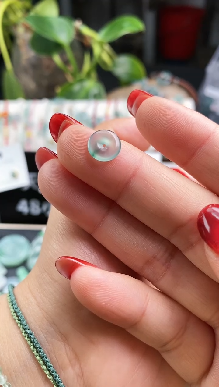 【闪购商品】翡翠戒指未镶嵌平安扣