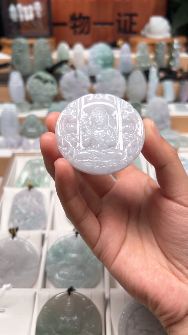 【闪购商品】翡翠颈饰未镶嵌天然A货翡翠1/22/23