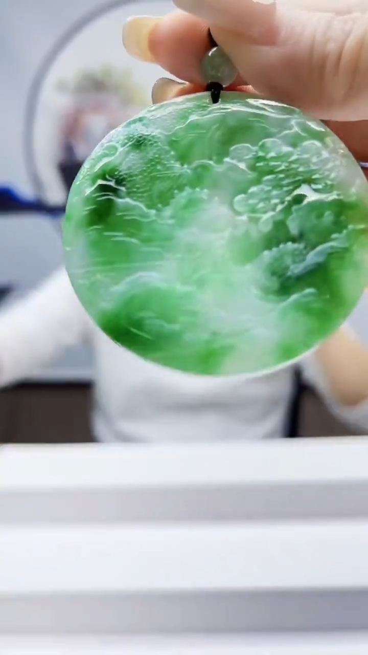 未镶嵌定制翡翠毛货挂件53