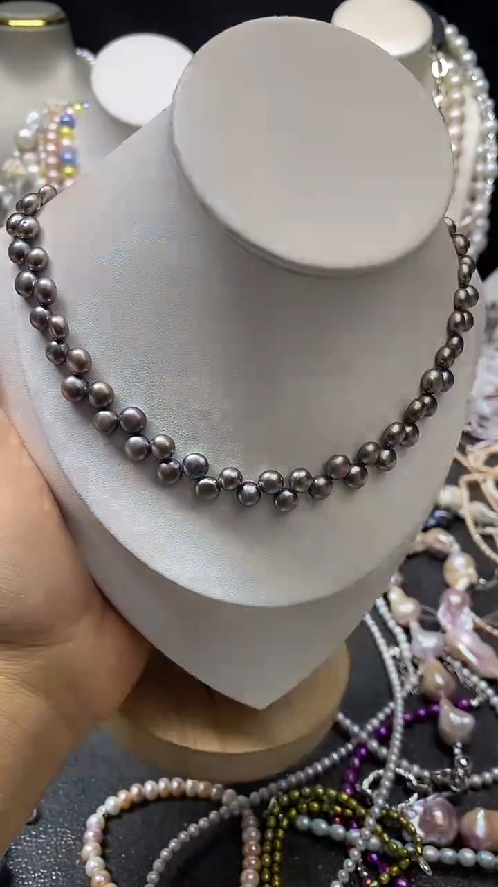颈饰未镶嵌淡水珍珠多人