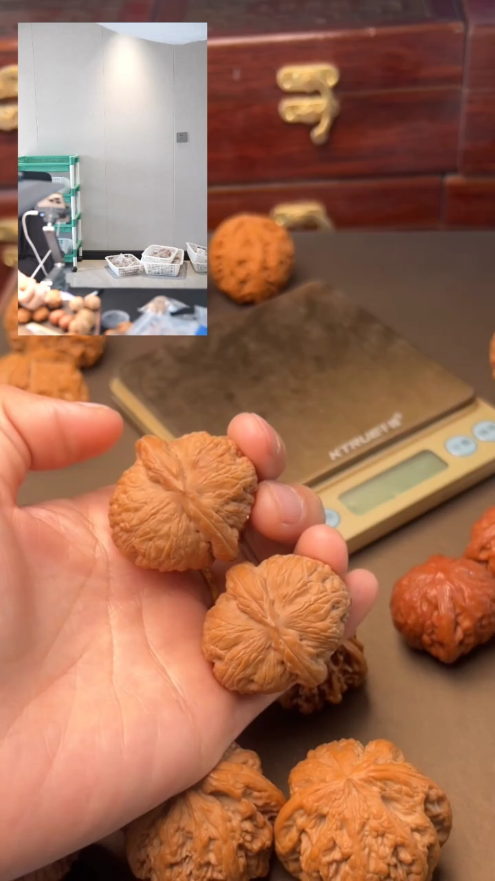 【闪购商品】桃核把件元宝文玩