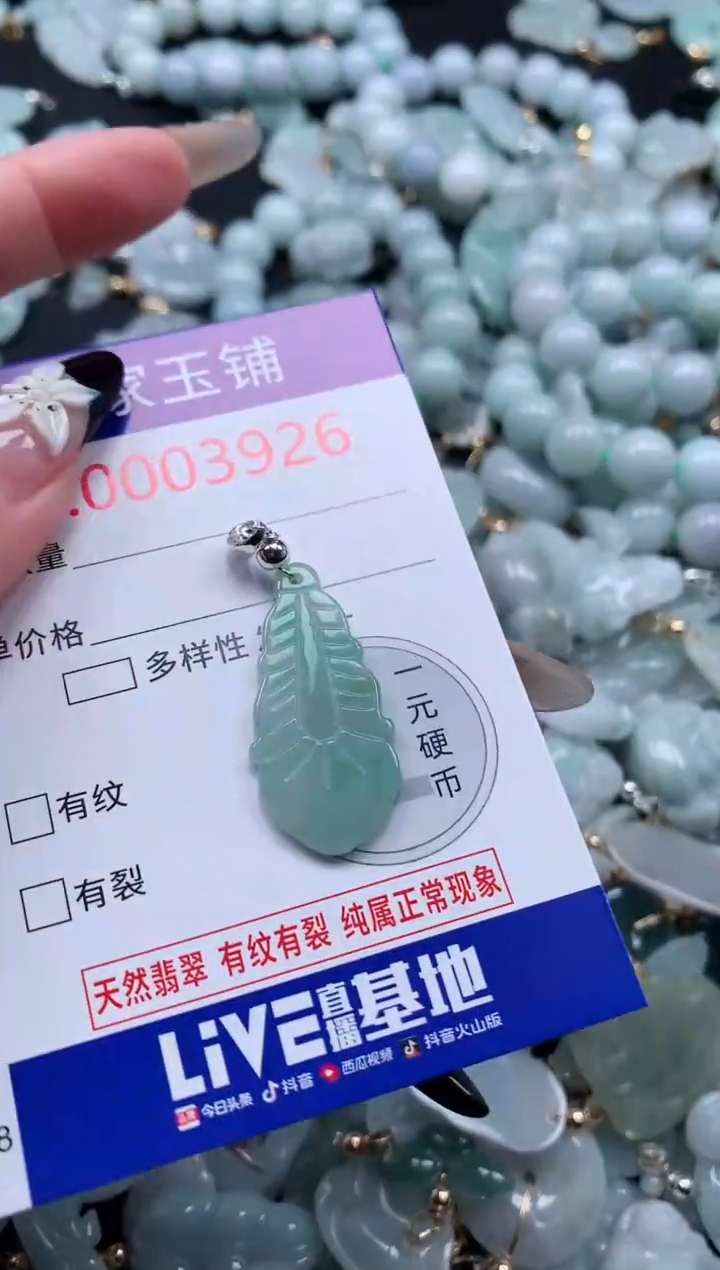 颈饰未镶嵌翡翠3926