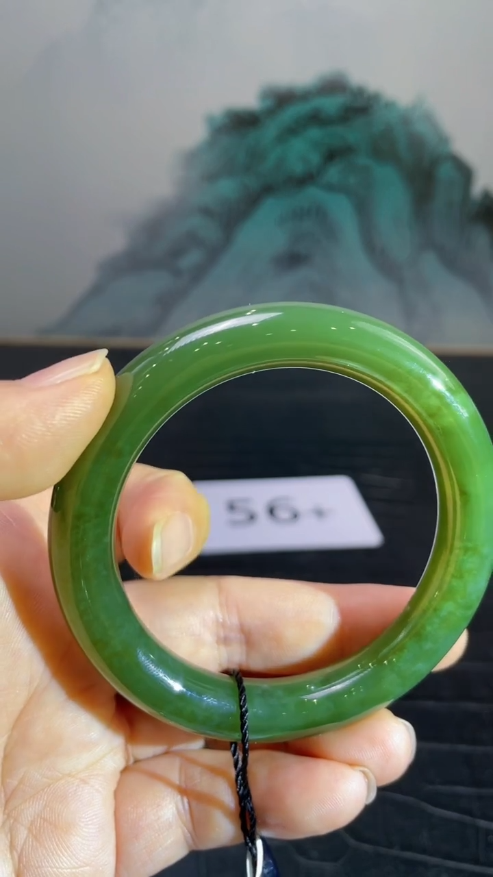 未镶嵌手镯和田玉（碧玉）l***a56+