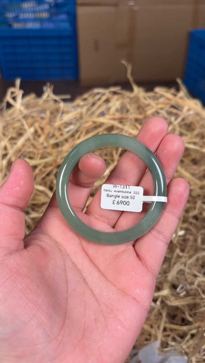 未镶嵌手镯石英质玉W1311