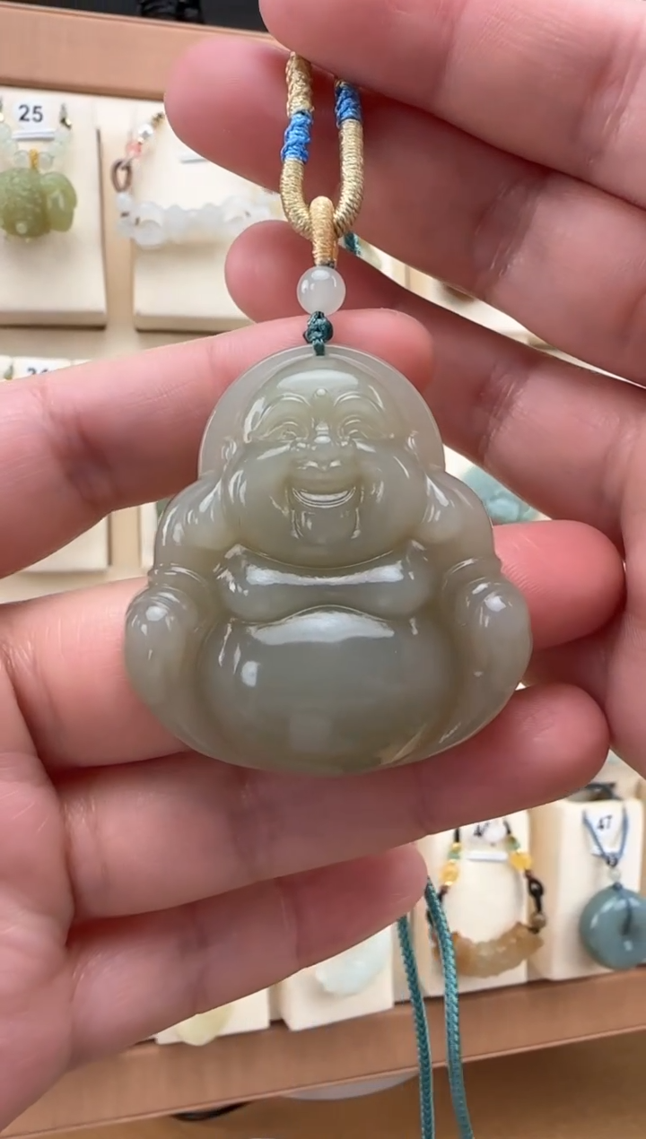 【闪购商品】和田玉颈饰未镶嵌45佛公