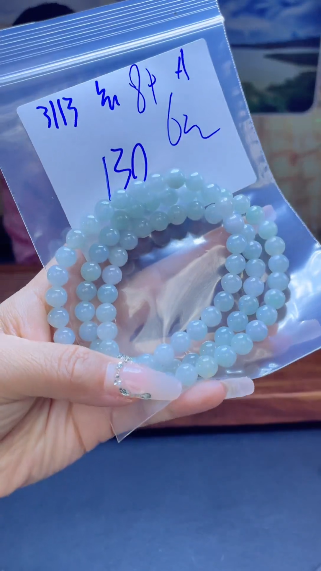 【闪购商品】定制翡翠未镶嵌珠串·