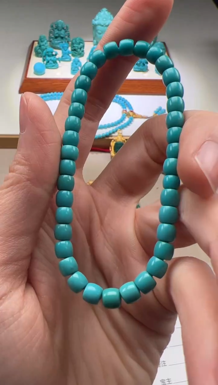 【闪购商品】绿松石手串手串未镶嵌手串手串