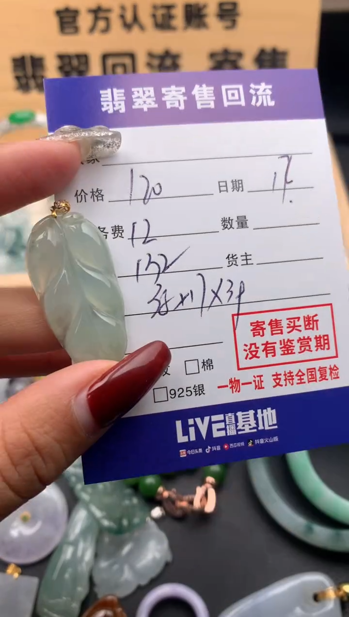 【闪购商品】翡翠颈饰18K金镶嵌10123825