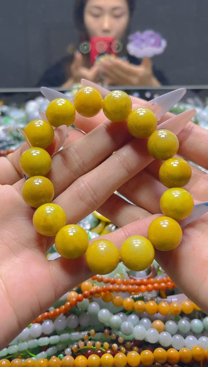 颈饰未镶嵌翡翠13MM