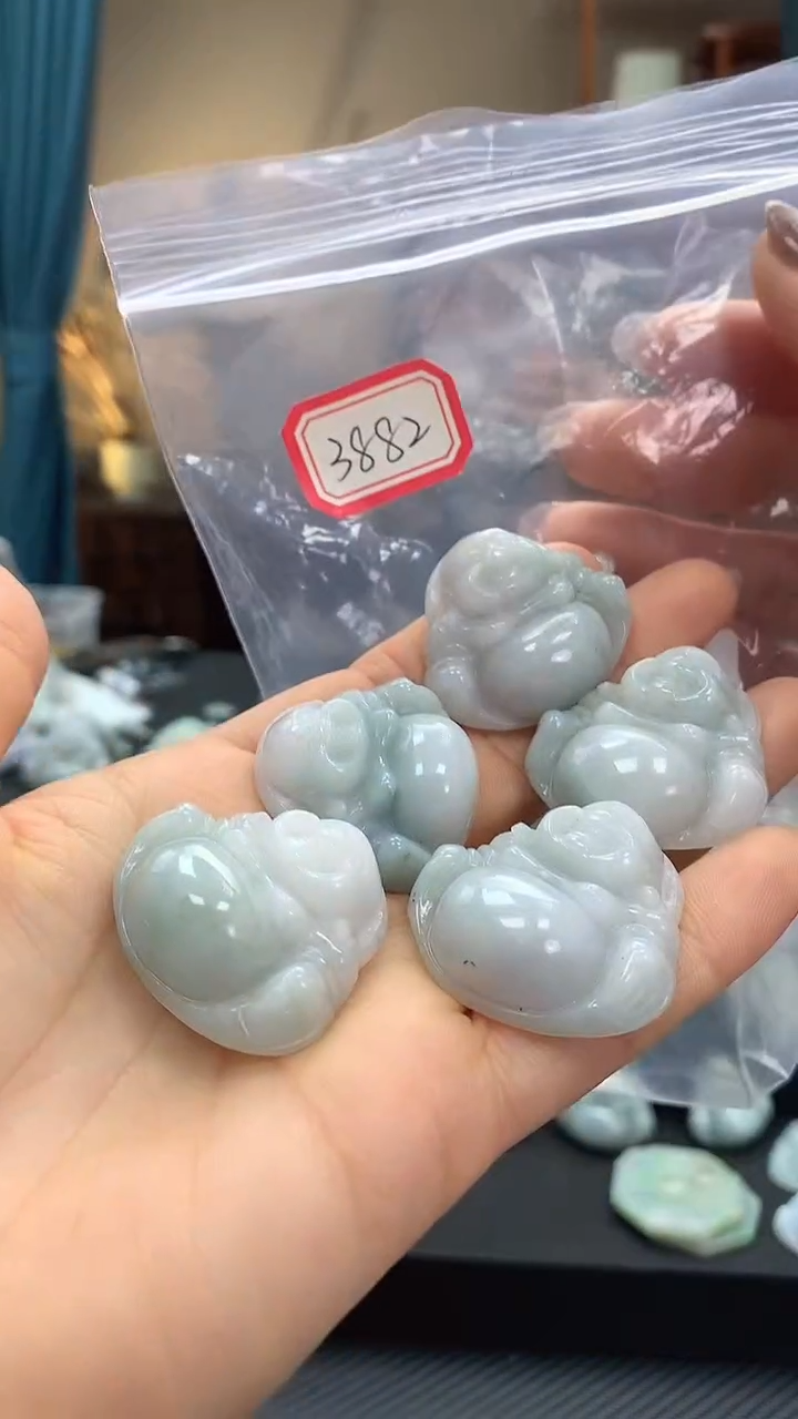 颈饰未镶嵌翡翠佛公3882 多样性发一件