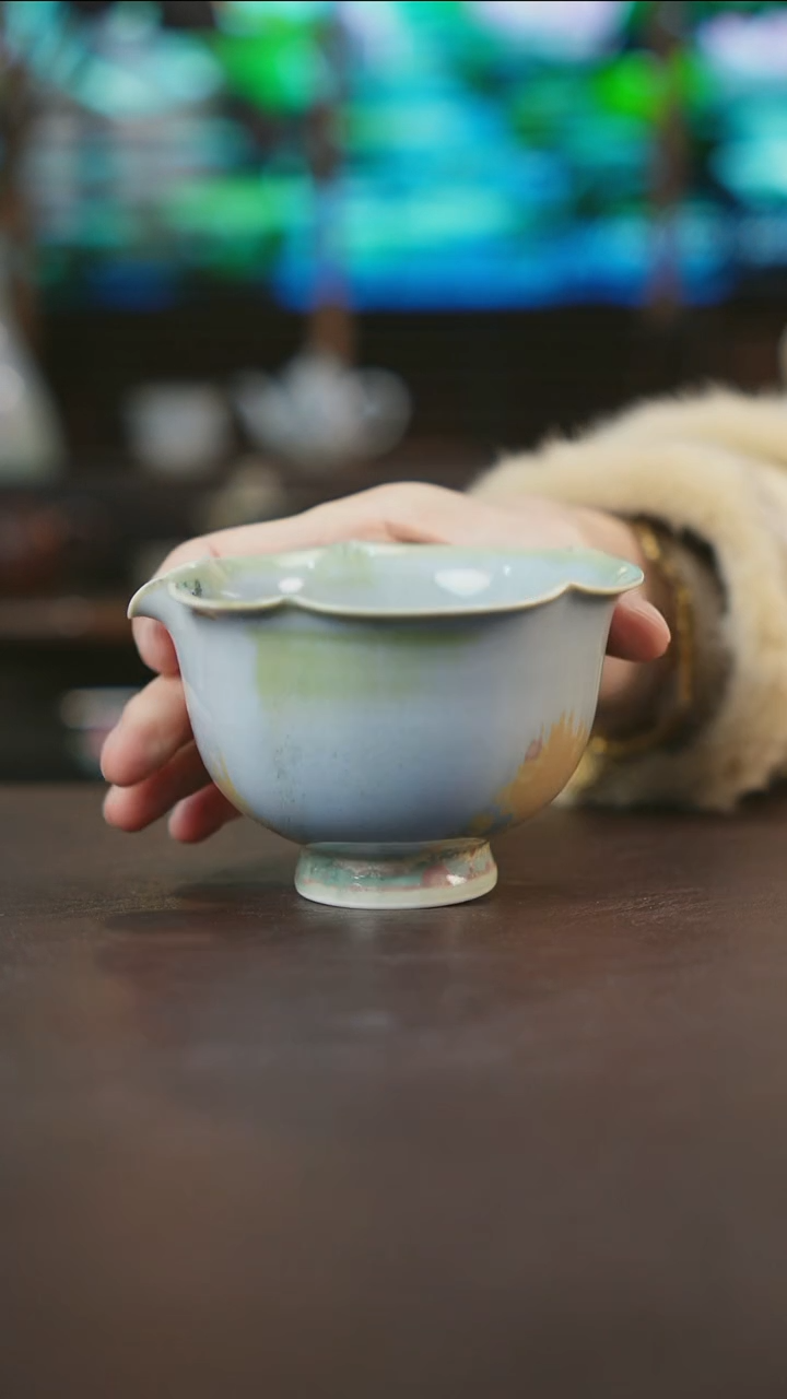 【闪购商品】杯景德镇陶瓷杯碗柴烧多人