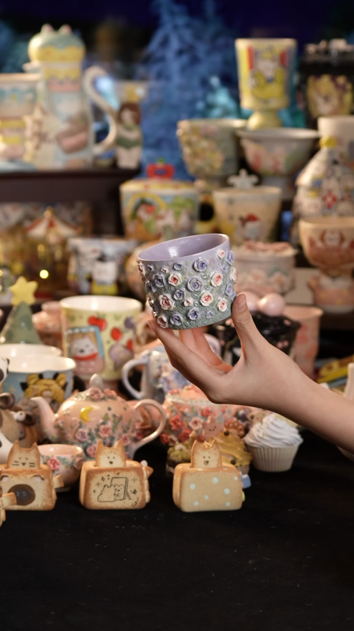 其他陶景德镇釉下彩手绘设计师款陶瓷