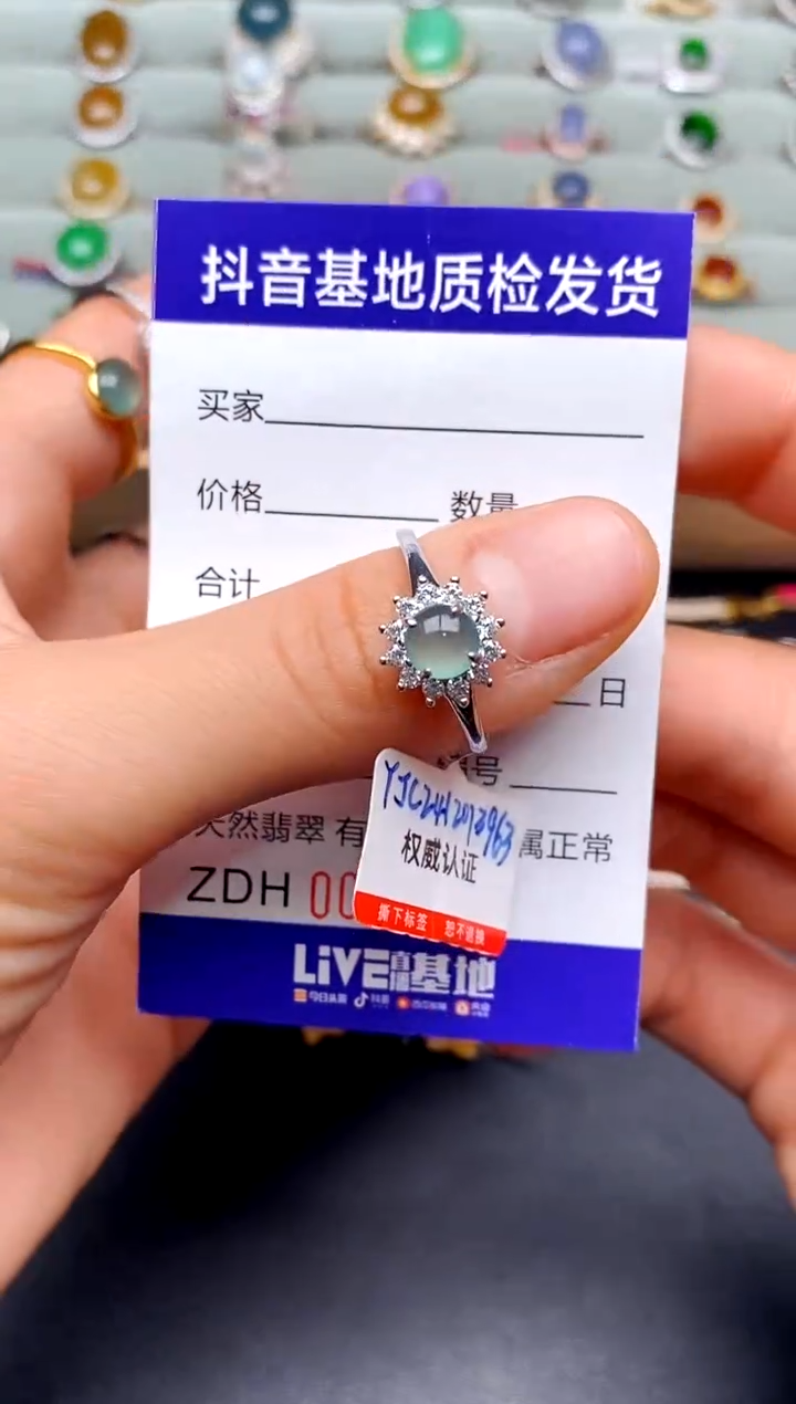 【闪购商品】翡翠戒指银S925镶嵌..........