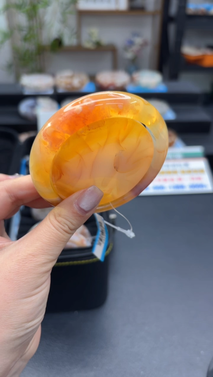 【闪购商品】石英质玉手镯未镶嵌C152(59圈赠送镯心)