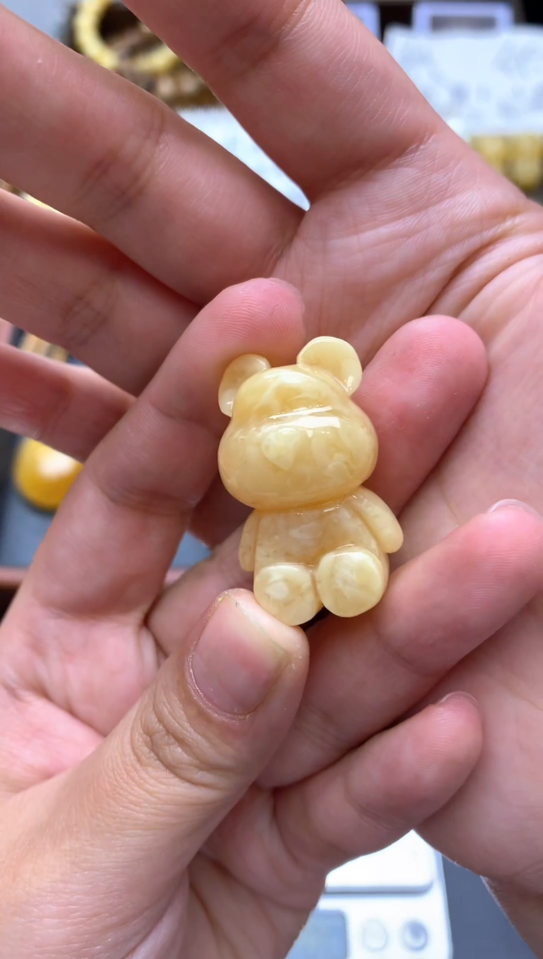 【闪购商品】琥珀珠宝奇石未镶嵌034琥珀蜜蜡 花粉 小坑