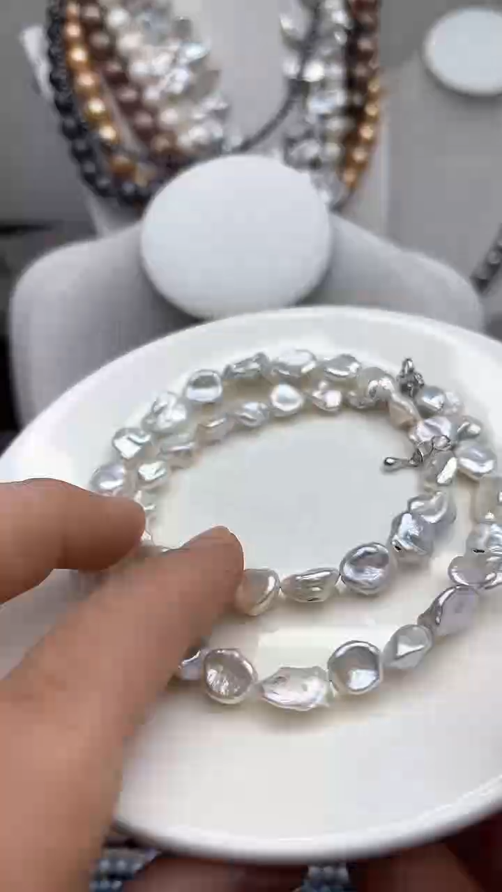 淡水珍珠未镶嵌颈饰7