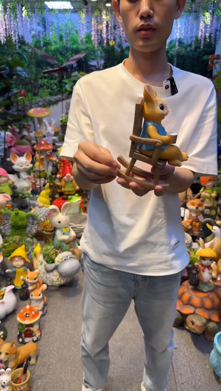 无花朵花园庭院摆件&00&