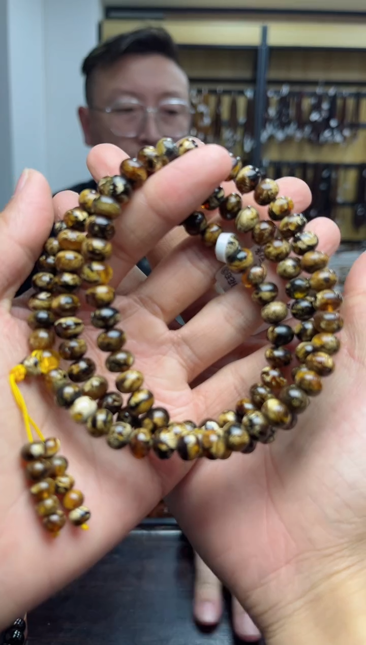 【闪购商品】琥珀裸石未镶嵌抚顺琥珀花蜡8+