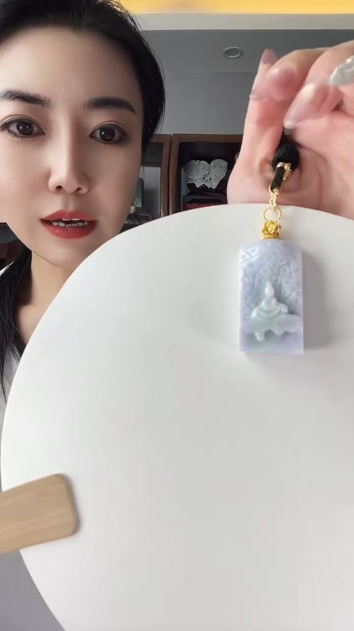 【闪购商品】翡翠颈饰未镶嵌无相观音