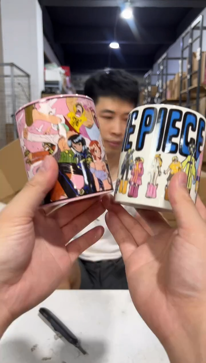 瓷片海贼王25周年对杯