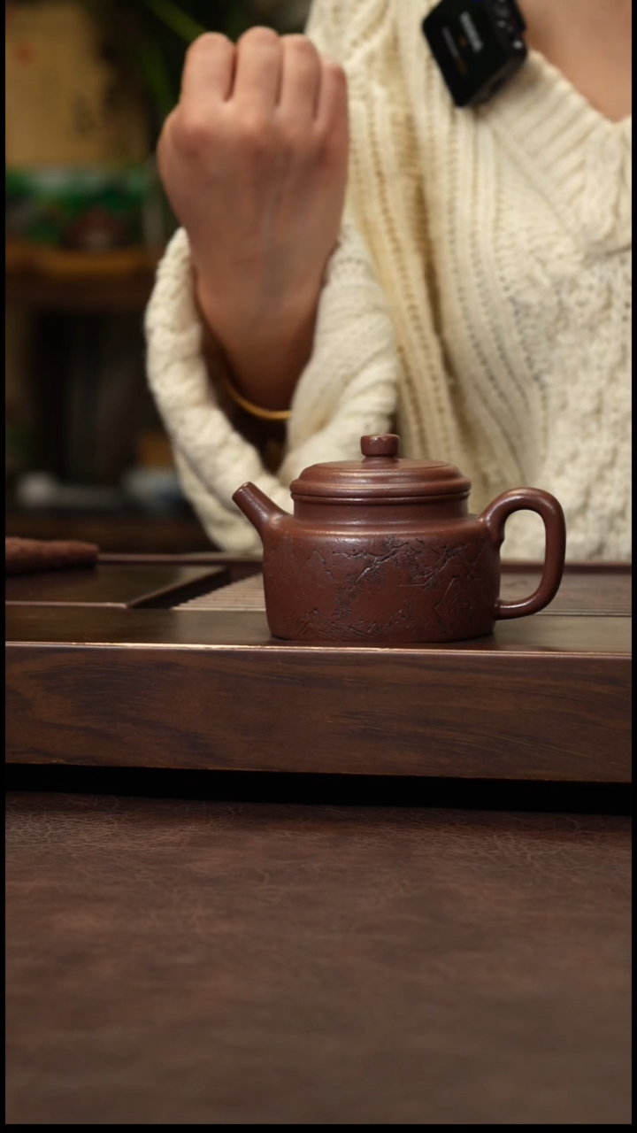 茶壶紫砂底槽清小德钟140cc左右
