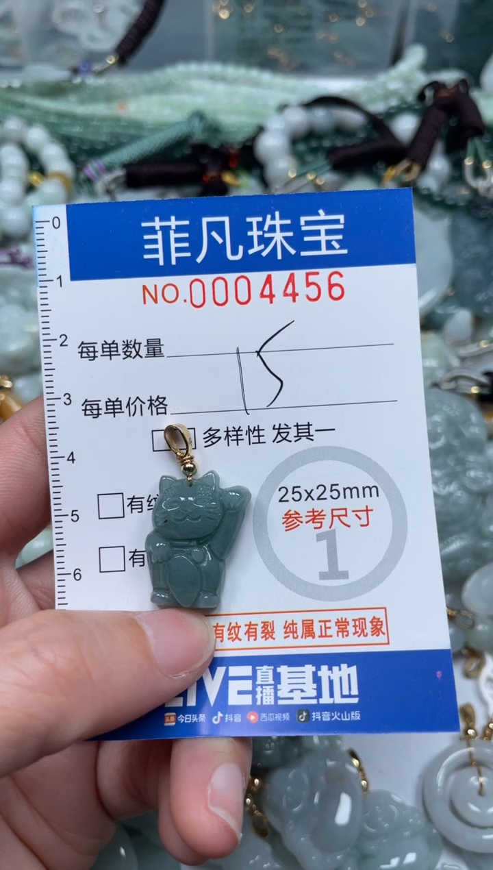 【闪购商品】翡翠颈饰未镶嵌00..4456