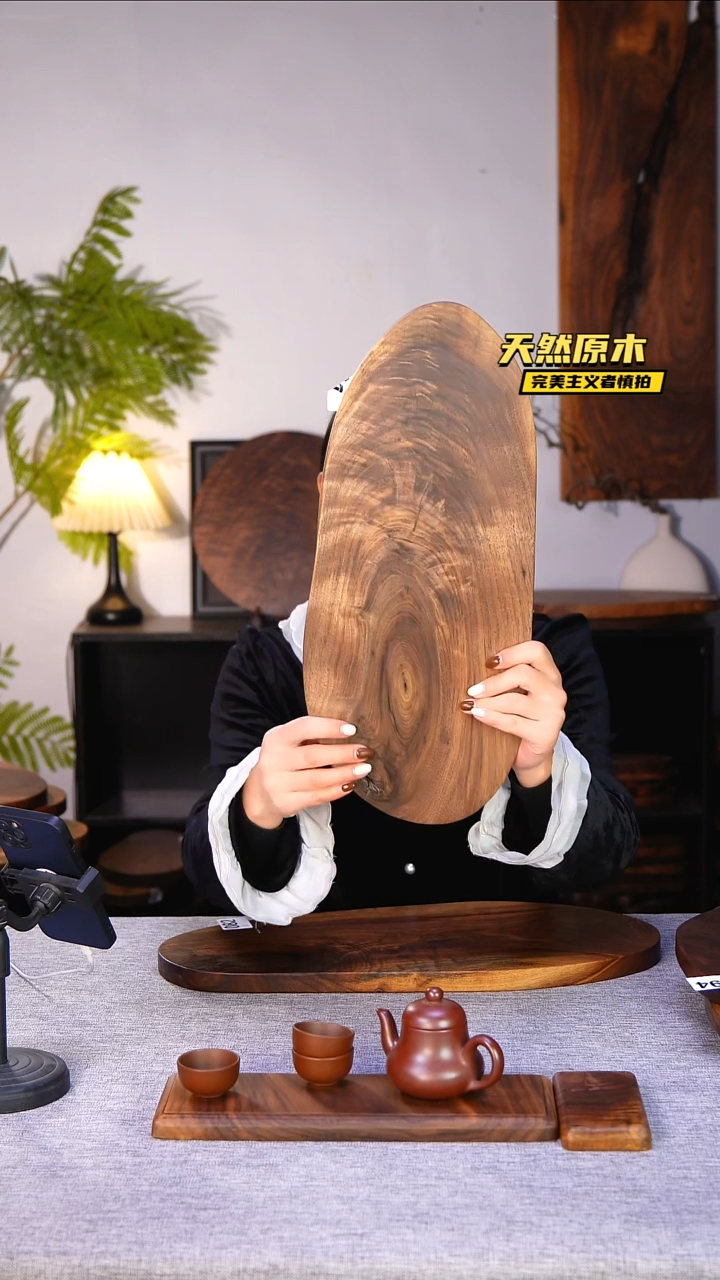 木北美黑胡桃原木.干裂疤结不属于商品质量问题完美主义者慎拍