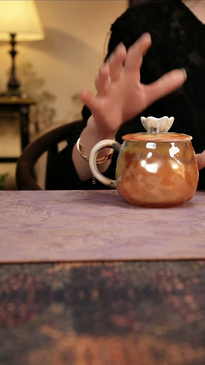 杯景德镇陶瓷杯碗柴烧多人